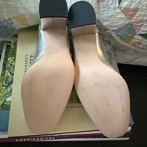 Maisie double strap heels in Metallic leather size 6 1/2 - Picture 6 of 7